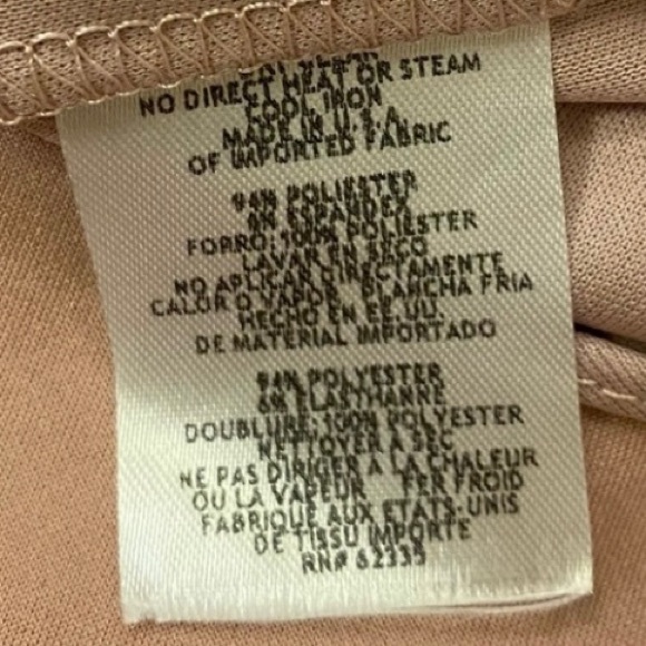 Betsy & Adam Flounce Cascade Ruffled dress Gown in Blush Rose Size 10 - Picture 7 of 9